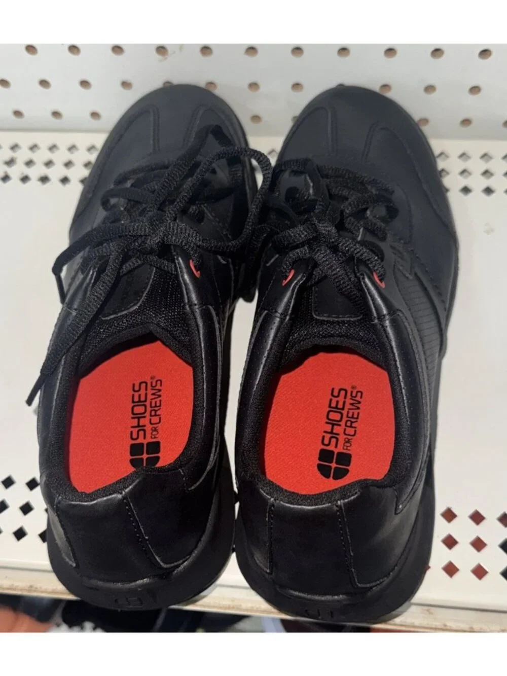 Shoes For Crews Freestyle II Mens Leather Slip Resistant Work Shoes Size 9.5